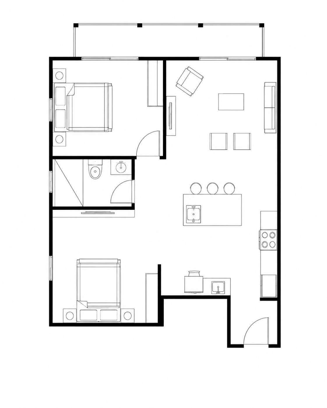 Floor plan for Residence Brisa