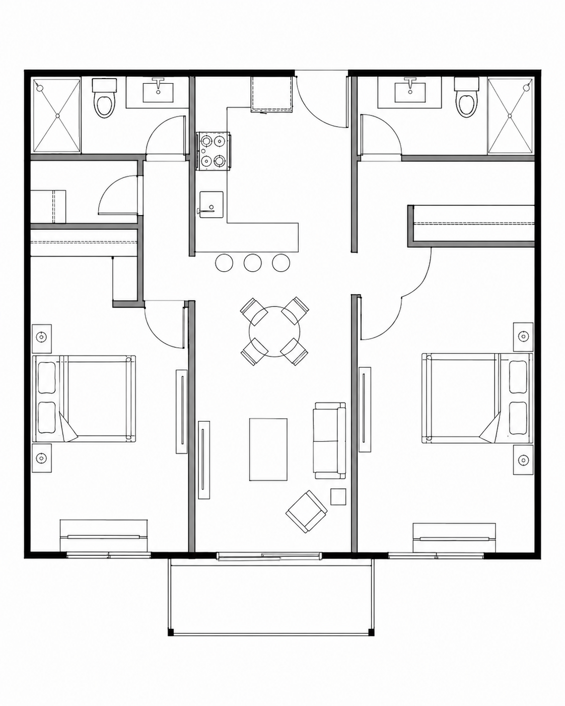 Floor plan for Residence Linaria